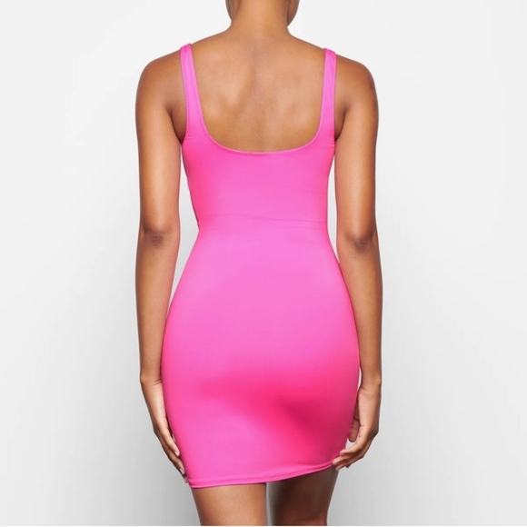 Skims Swim Tank Dress - Taffy Pink - Picture 3 of 9